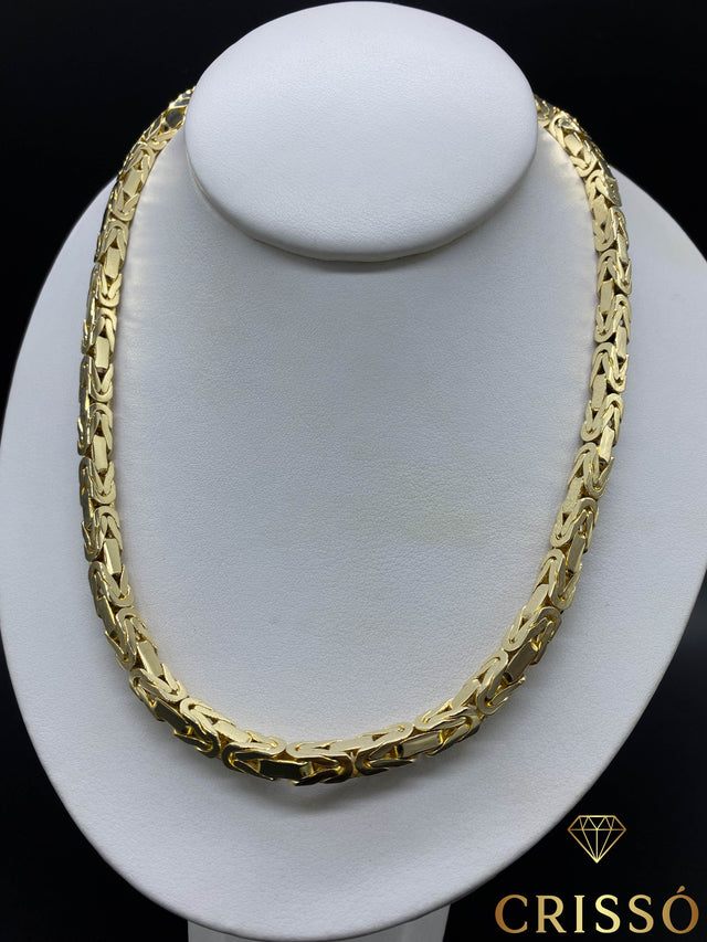 Cadena Bizantina 14K Sólida