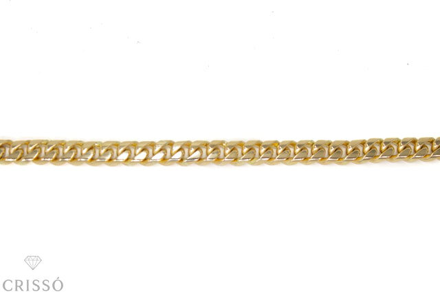 Pulso Barbado Oro 14K Sólido