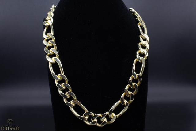 Cadena Tipo Cartier Diamantada 14K