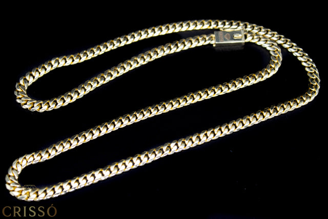 Cadena Barbada 14K