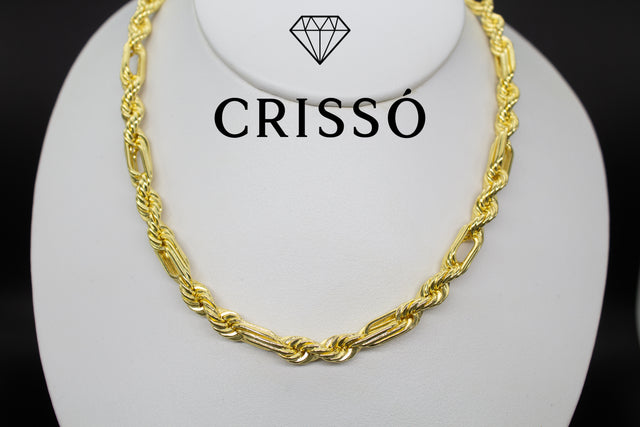 Torsal Figaro Sólido 14K