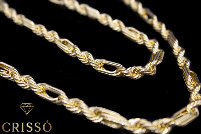 Torsal Figaro Sólido 14K