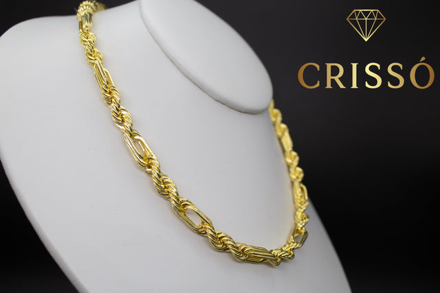 Torsal Figaro Sólido 14K