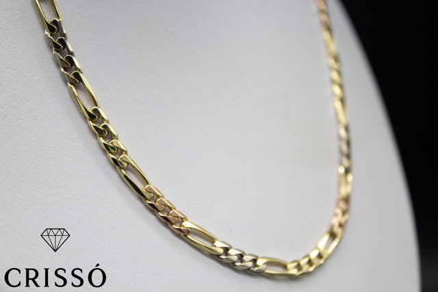 Cadena Tipo Cartier 14K Oro Florentino